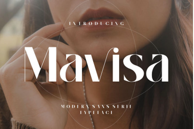 Mavisa Modern Sans Serif Typeface