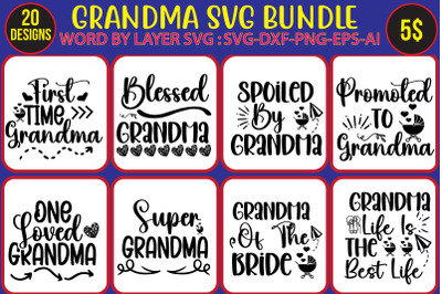 Grandma SVG Bundle&2C;Grandma SVG File&2C; My Greatest Blessings Call Me Gra