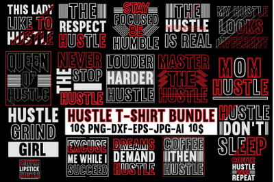 Hustle T-shirt Bundle,hustle t shirt design, t shirt, shirt, t shirt d