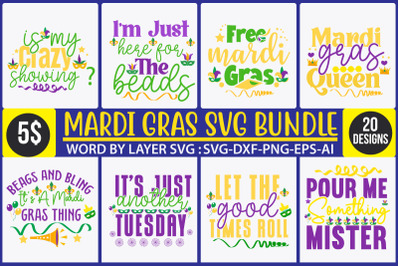 Mardi Gras SVG Bundle&2C; Louisiana Svg&2C; Kids Mardi Gras Svg&2C;