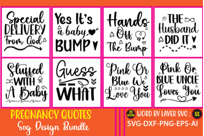 Pregnancy Quotes Designs Bundle,Pregnancy SVG Bundle, baby svg, pregna