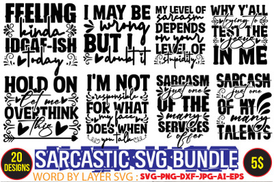 Sarcastic SVG Bundle ,SVGs,quotes-and-sayings,food-drink,print-cut,min