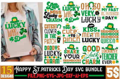 St.Patricks Day SVG Bundle,SVGs,quotes-and-sayings,food-drink,print-cu