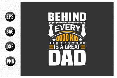 Fathers day typographic quotes design vector.