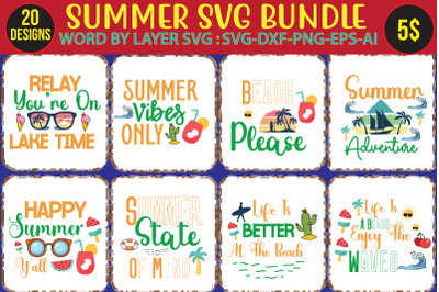 Summer SVG BUndle&2C;summer design&2C; summer marketing&2C; summer&2C; summer svg&2C;