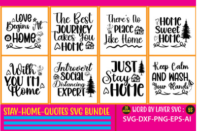 Stay Home Quotes SVG Bundle&2C;Welcome Sign Svg&2C; Welcome Svg Bundle&2C; Farm