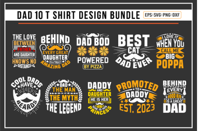 Fathers day 10 quotes t shirt bundle