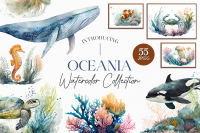 Oceania Watercolor Collection