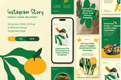 Fresh Food - Instagram Story