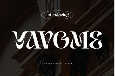 Yavome - Quirky Serif