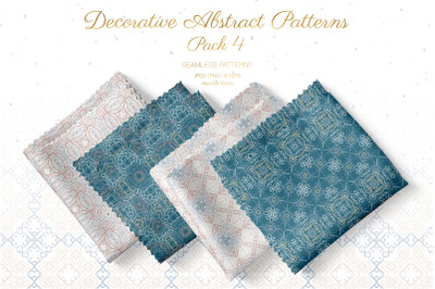 Decorative Abstract Patterns Pack 4