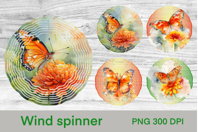 Summer wind spinner sublimation | Butterfly wind spinner