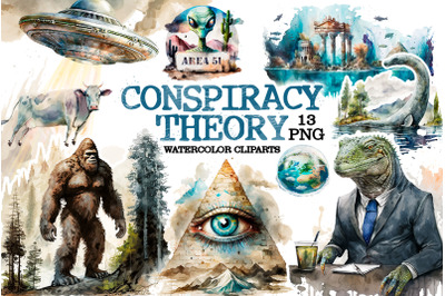 Conspiracy theory clipart