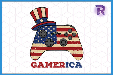 Gamerica Game Controller 4th of July