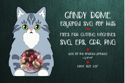 Norwegian Forest Cat | Candy Dome Template
