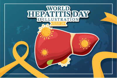 13 World Hepatitis Day Illustration