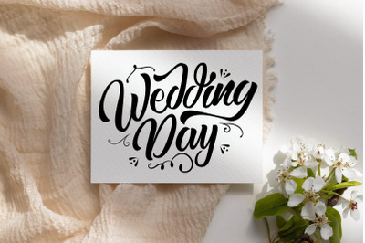 Wedding Day svg cut file - Wedding Sign SVG