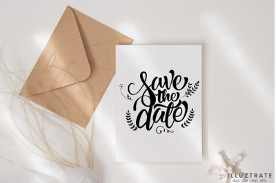 Save the date svg cut file - Wedding Sign SVG