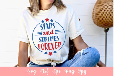 Stars and Stripes Forever Svg File