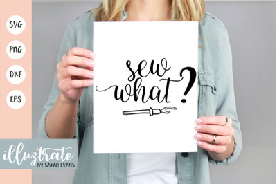 Sewing Quote SVG Cut File | Sewing File for Cricut