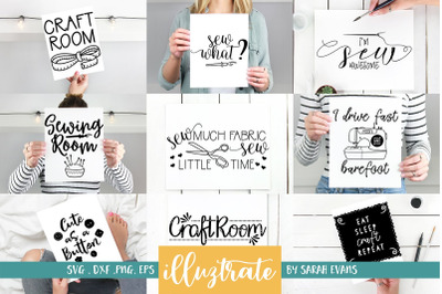 Sewing and Crafters Bundle SVG Cut Files