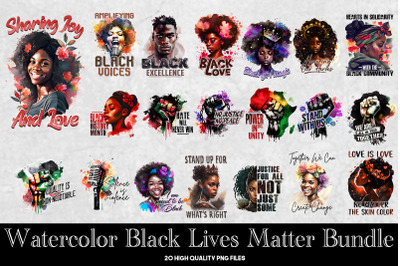 Black Lives Matter Designs Bundle