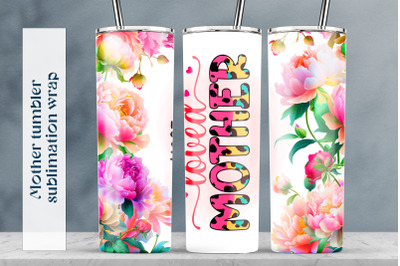 Mama tumbler sublimation png Mothers day skinny tumbler wrap