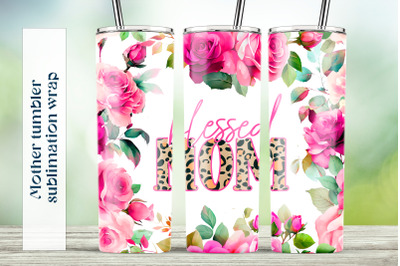 Mama tumbler sublimation png Mothers day skinny tumbler wrap