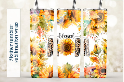 Mama tumbler sublimation png Mothers day skinny tumbler wrap