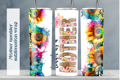 Mama tumbler sublimation png Mothers day skinny tumbler wrap