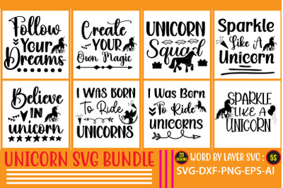 Unicorn SVG Bundle&2C; bundle svg&2C; unicorn horn&2C; unicorn clipart&2C; unicorn