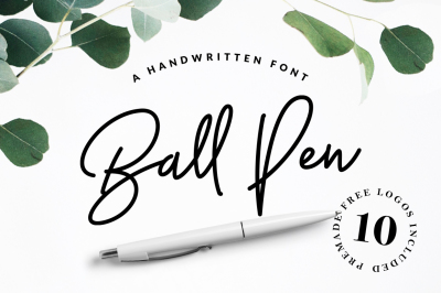 Ball Pen Handwritten Font