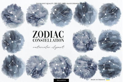 Zodiac Constellations Clipart