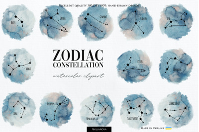 Zodiac Constellations Clipart