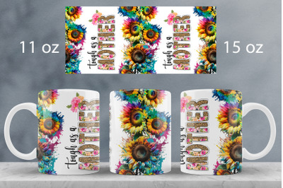 Mother day mug wrap design Mom mug sublimation Floral png