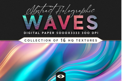 Abstract Holographic Waves Texture Pack