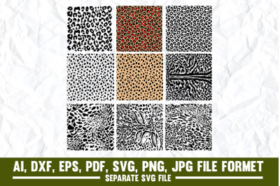 Pattern, Animal, Seamless Pattern, Leopard Print, Vector, Backgrounds,