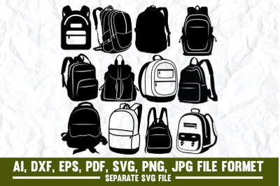 Backpack, Doodle, Outline, Icon, Bag, Fashion, No People, Sketch