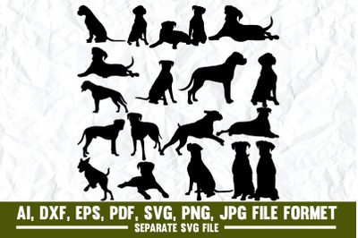 Boxer Dog, Vector, Dog, Sketch, Animal, Animal Body Part, Animal Ear,