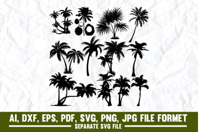 Palm Tree, Coconut Palm Tree, Vector, Icon, Leaf, Computer Graphic