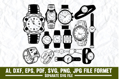 Watching, Wristwatch, Vector, Digital Display, Clock, Technology, Hand