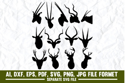 Oryx head, Antelope, Head, Gazelle, Desert Area, Goat, Illustration