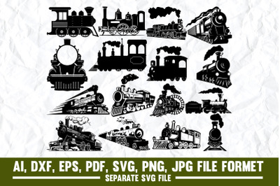 Vintage Train, Cartoon, Engine, Freight Train, Freight Transportation,