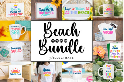 Summer Quotes SVG Cut File Bundle | Summer Cutting Files