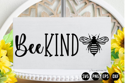 Bee Kind SVG Cut File | Bee Quote SVG