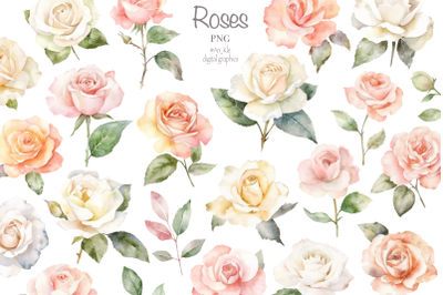 Rose Flowers clipart