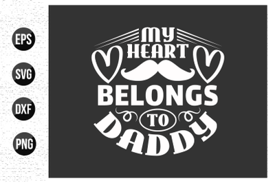 Fathers day typographic quotes design vector.