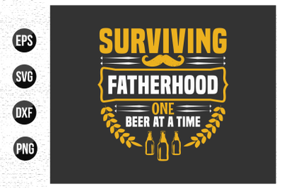 Father typographic t shirt design.