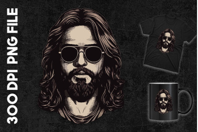 Jesus Wearing Sunglasses Clipart