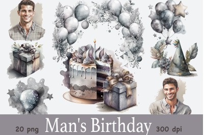 Mans Birthday PNG Files | Dad Sublimation PNG